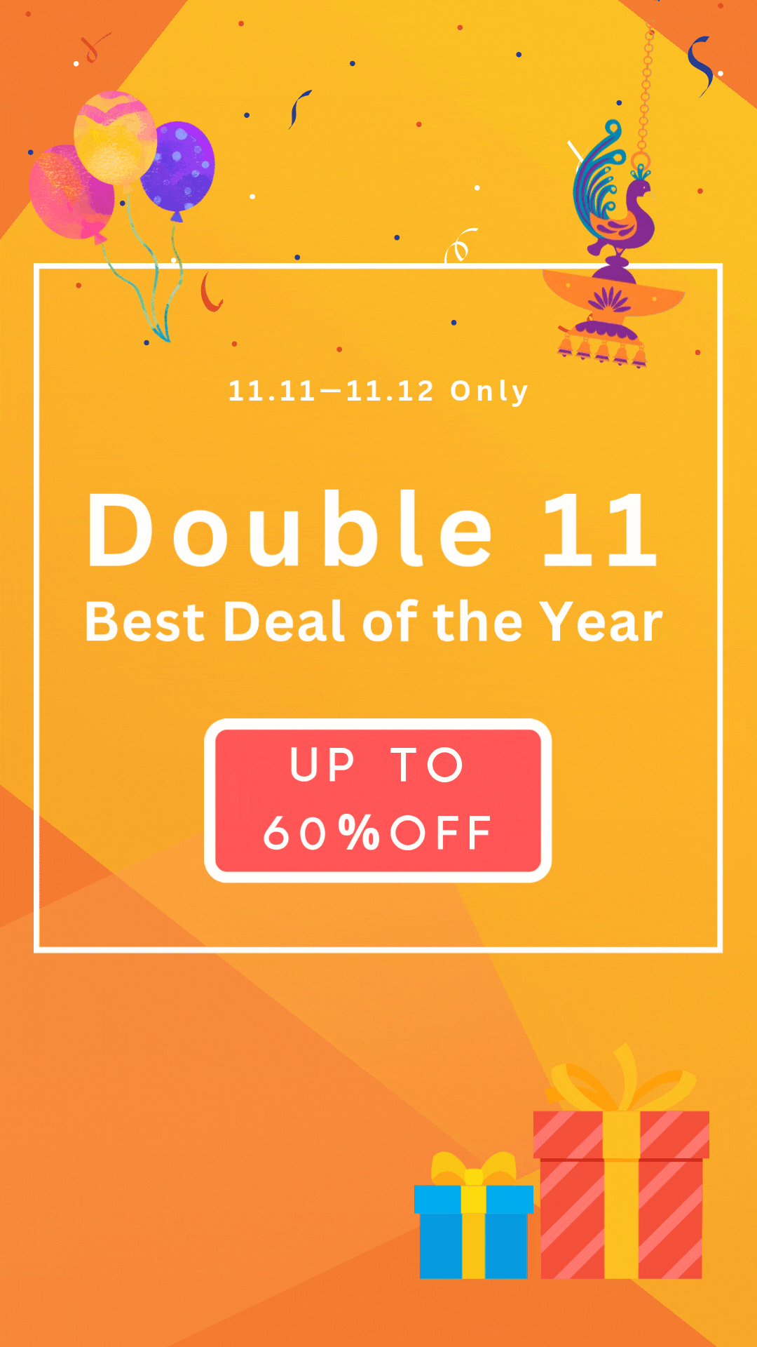 Double 11 Special Sale Banner